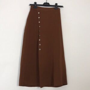 Sandro Nuba Snap-Detail Midi Skirt